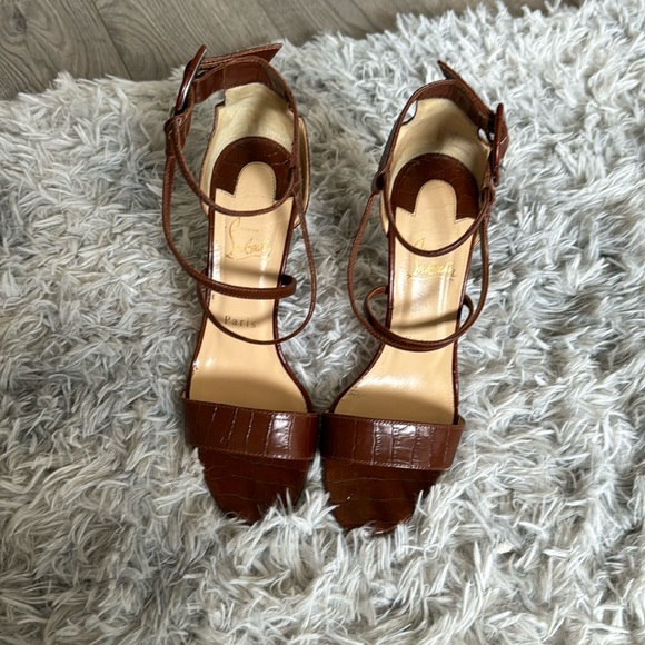 Gorgeous Christian Louboutin Strappy Sandals - Picture 1 of 4